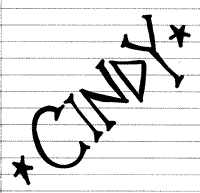 image: Cindy's signature