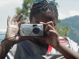 tienna with camera