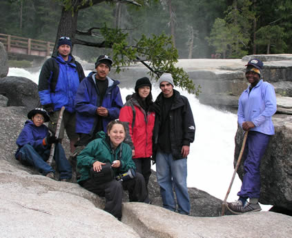 group at nevada falls