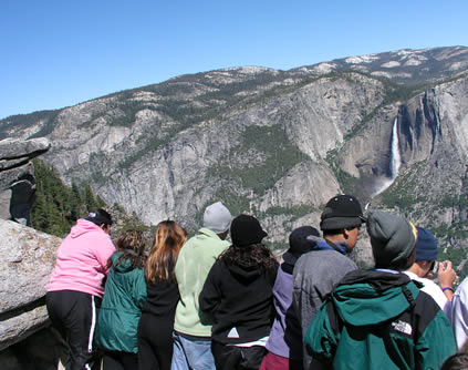 group at Glacier Point