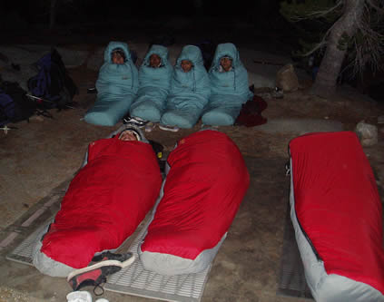 sleeping out