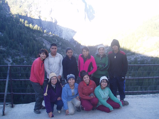 group at nevada falls