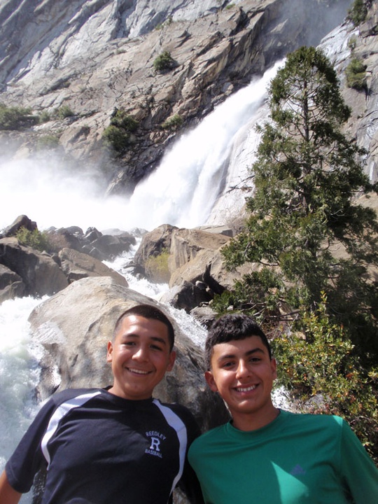 Juan and Arturo at Wapama Falls