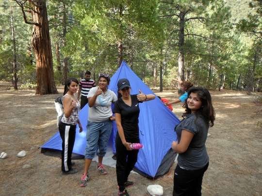 Girls Tent Group